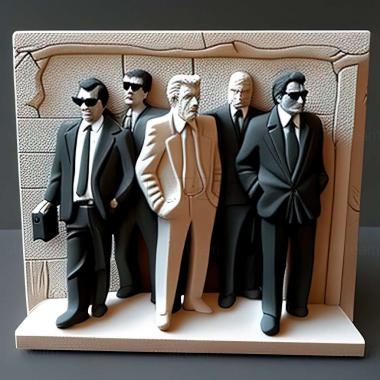 3D model Reservoir Dogs game (STL)